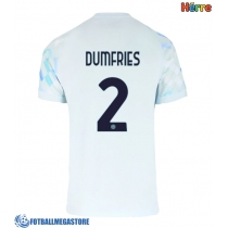 Fotballdrakt Herre Inter Milan Denzel Dumfries #2 Bortedrakt 2025-26 Kortermet